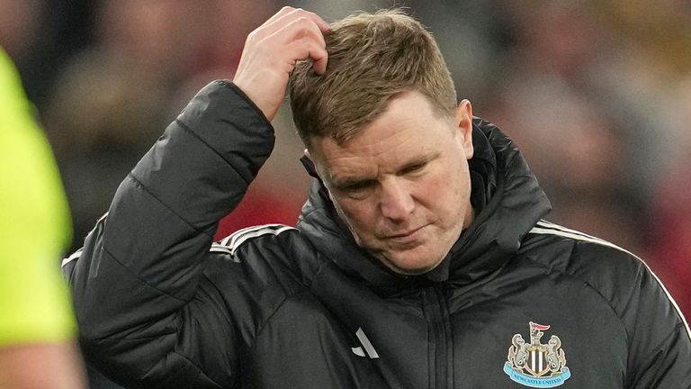 Eddie Howe has admitted Newcastle are restricted by PSR in their bid to sign new players