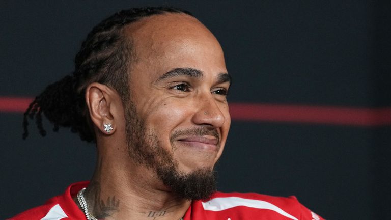 Ferrari driver Lewis Hamilton ahead of the Australian Grand Prix (AP Photo/Heath McKinley)