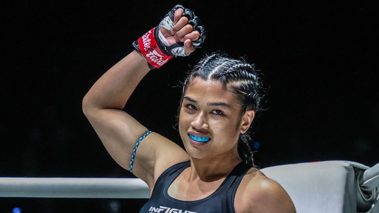 Jackie Buntan fights Stella Hemetsberger for the ONE Championship strawweight world title live on Sky Sports Mix from 1am on Saturday morning