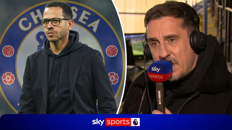 Gary Neville questions where the leadership comes from at Chelsea and calls for more to be done to help a young coach like Liam Rosenior with the youthful squad he has that lacks experience and discipline. 