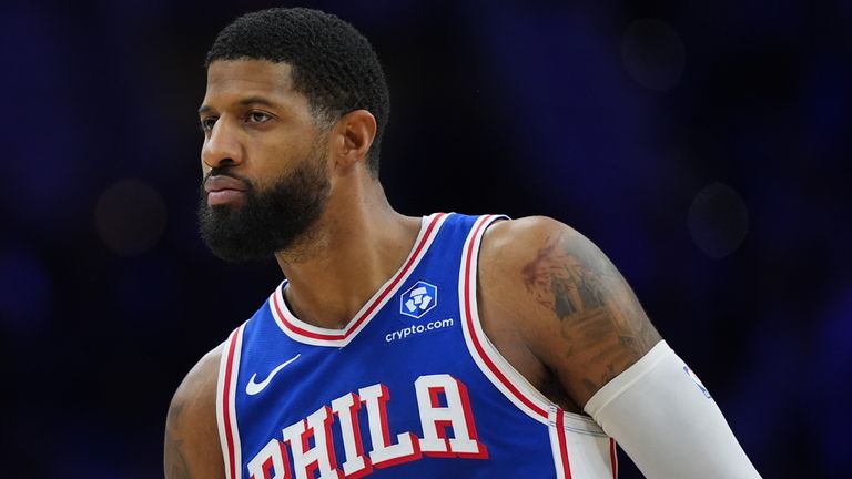 Philadelphia 76ers forward Paul George has been suspended for 25 NBA games without pay for violating anti-drug policy